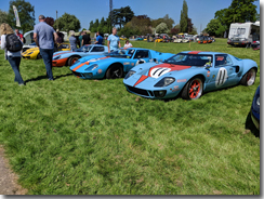 Some lovely GT40 replicas at Stoneleigh 2018 - Click for larger image