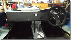 Dashboard fitted with the top arch in place and under dash protection also in place - Click for larger image