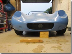 Bonnet in place, gap on offside about 20mm - Click for larger image