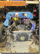 Engine and gearbox removed - Click for larger image