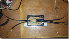 Original circuit wired up into project box - Click for larger image