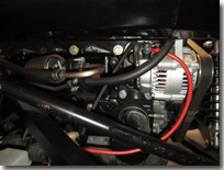 Cable connecting the alternator and starter - Click for larger image