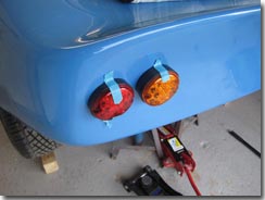 Mounting on the rear bodywork - Click for larger image