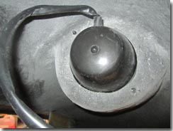 Headlight plastic mounting bowl in place - Click for larger image
