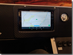 Nexus 7 tablet installed as Sat Nav, Media controller - Click for larger image