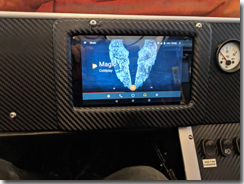 Nexus 7 tablet installed as Sat Nav, Media controller - Click for larger image
