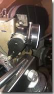 New fabricated throttle bracket - Click for larger image