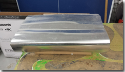 Aluminium formed to make mold for under dash panels - Click for larger image