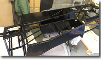 Powdercoated panels being fitted - Click for larger image