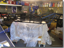 Chassis unwrapped on stand- Click for larger image