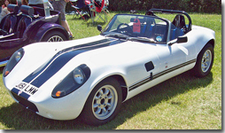 Fury Spyder with windscreen and Le Mans Bonnet - Click for larger image