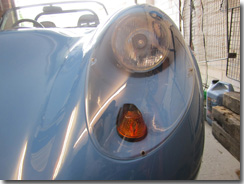Headlight covers spray painted - Click for larger image